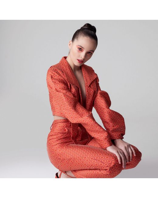 Psychedelic Overdose. Red Mushroom Jacket