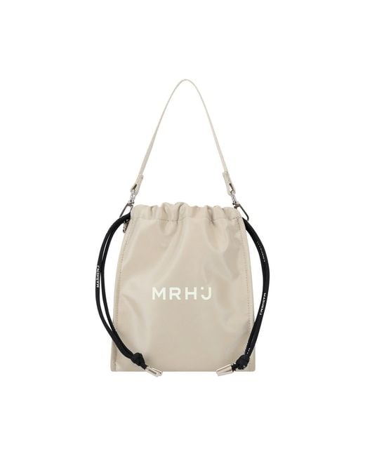 MARHEN.J Natural Recycled Nylon Mini Cross Bag