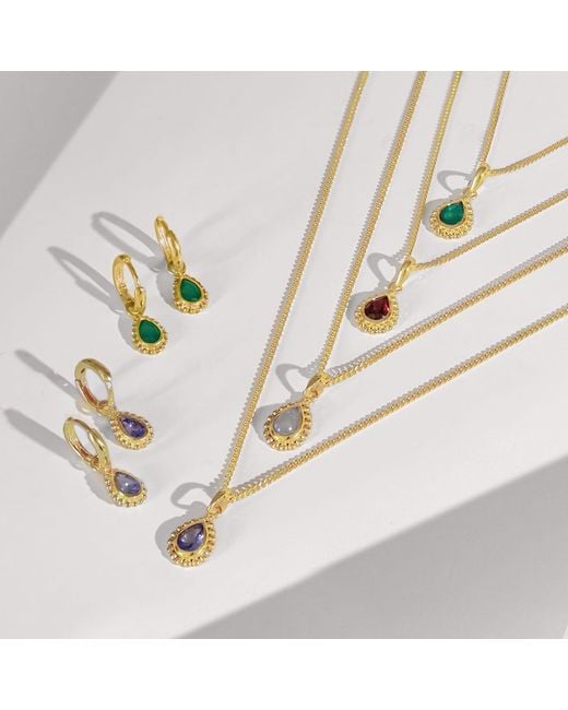 Charlotte's Web Jewellery Metallic May Birthstone Necklace