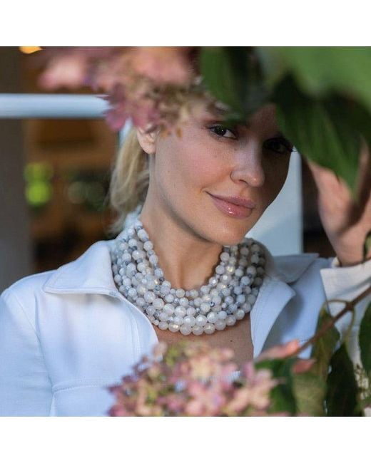 Fairchild Baldwin Metallic Chelsea Pearlized Necklace