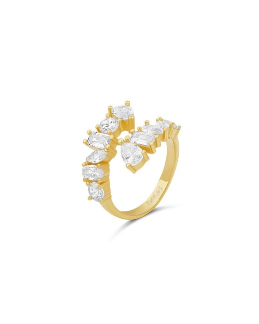 SHYMI Metallic Multi Shape Coil Ring