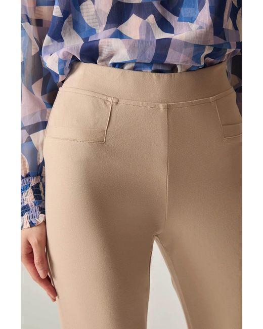 James Lakeland Natural Neutrals Bootleg Trousers