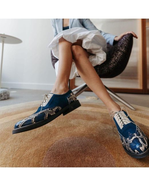 Embassy London USA Blue Neutrals Vivienne