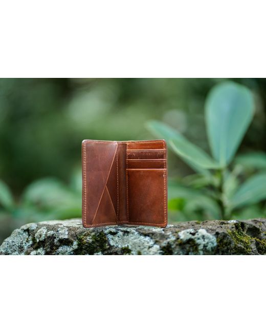 Rōmfrē Brown Kona Minimalist Bifold for men