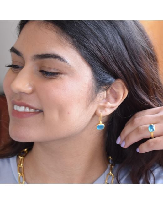 GEM BAZAAR Blue Paradise Ring