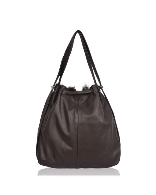 Owen Barry Black Cowhide Backpack/Shoulder Bag Tricolour