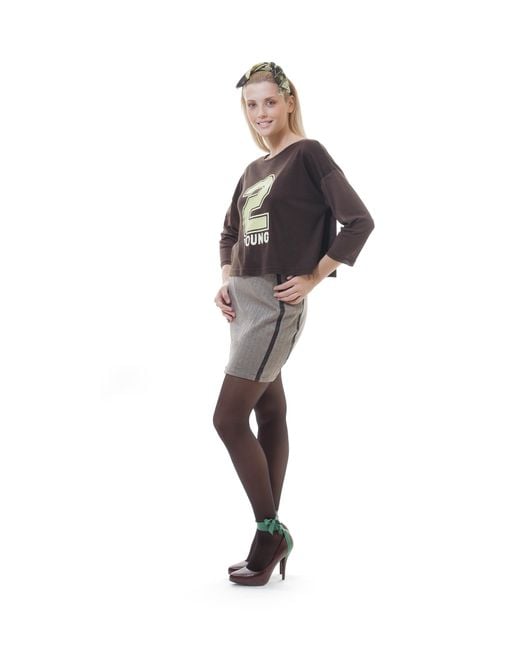 Conquista Black Sporty Crop Top
