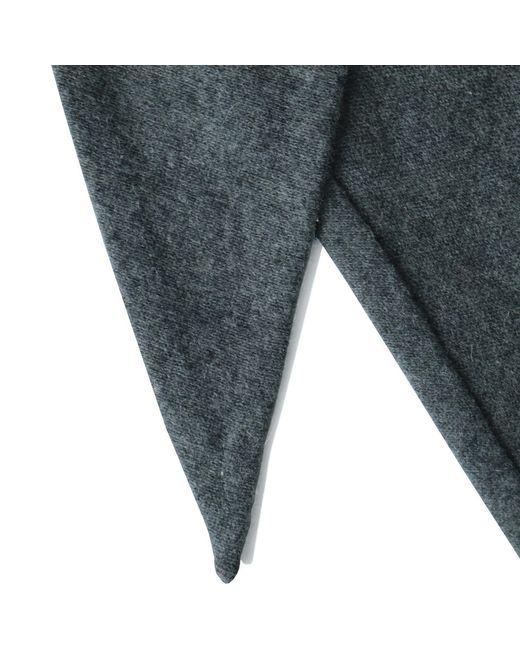 2KStyle Green Suzie Wool-Blend Triangular Knit Scarf