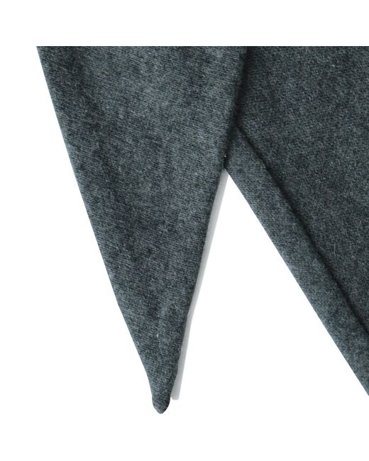 2KStyle Green Suzie Wool-Blend Triangular Knit Scarf