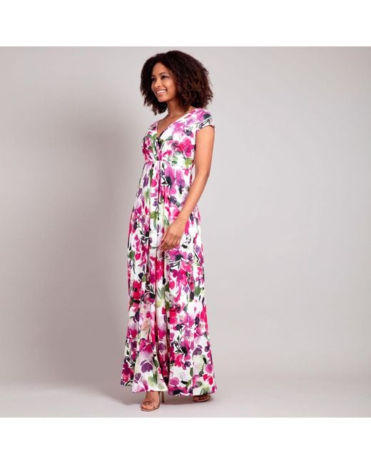 Alie Street London Purple Petite Sophia Maxi Dress