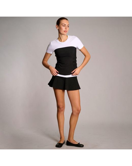 Love and Nostalgia Black Kelly Denim Flip Skirt
