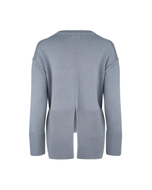 Dref Blue Pluto Fitted Sweater