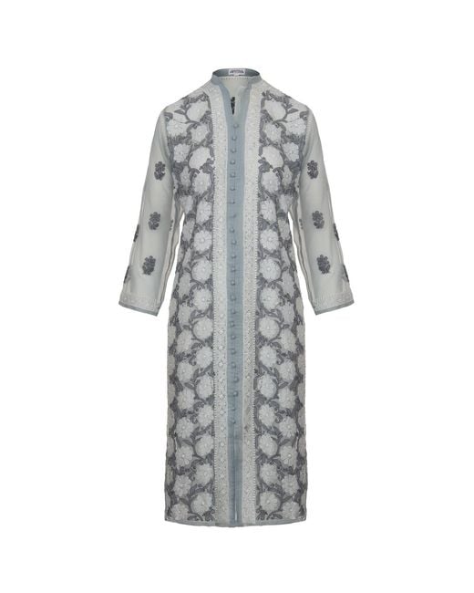 Antra Designs Gray Silver Grey Kaftan