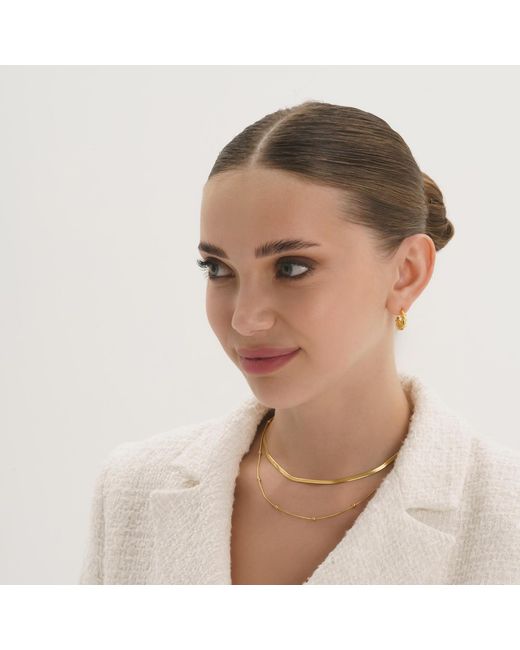 Elk & Bloom Metallic Dainty Chain Choker