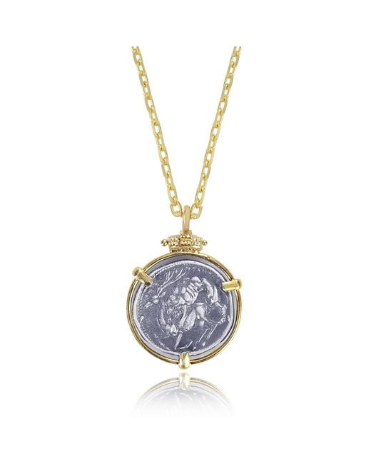 Ece London Blue The Luciana Coin Necklace