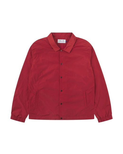 Uskees Red Coach Jacket for men