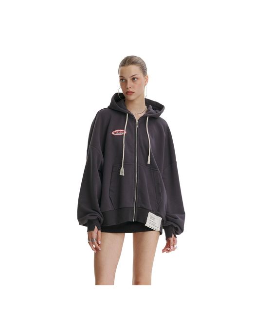 mysimplicated Gray Dept. Graphite Hoodie for men