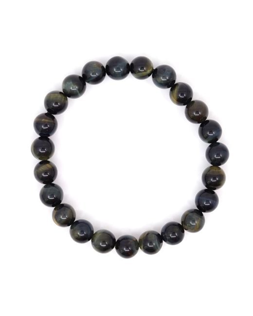 Shar Oke Multicolor Tiger's Eye, African & 14K Solid Bracelet for men
