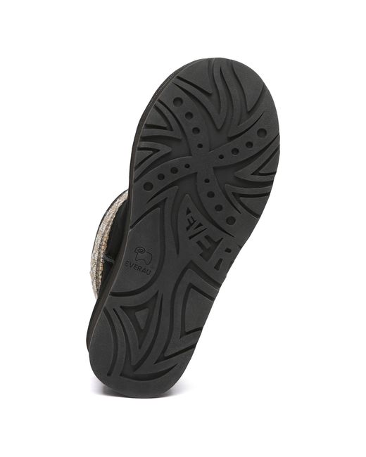 EverAu Australia Black Plover Ankle Platform Boots
