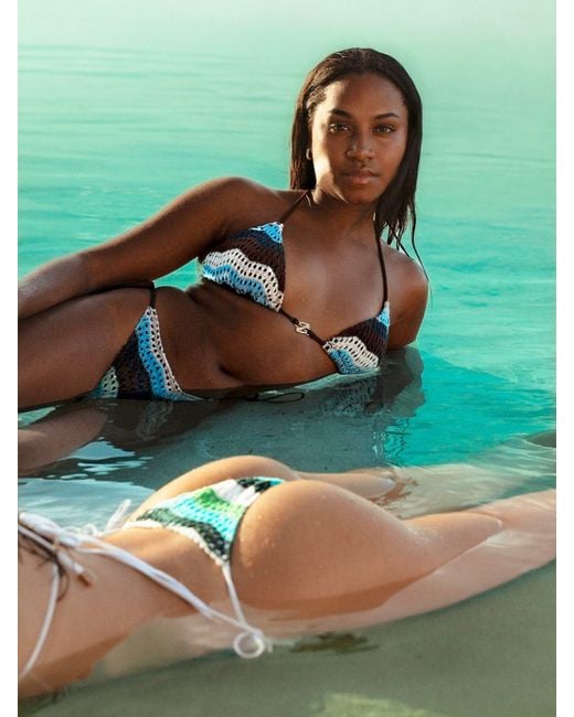 Shooni Blue Suki Bikini Top