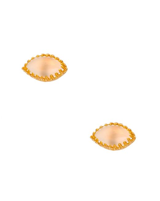 Heather Hawkins Jewelry Metallic Eyelash Stud Earrings