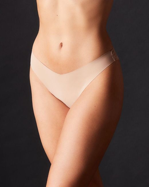 Journelle White Neutrals Estelle Thong Praline