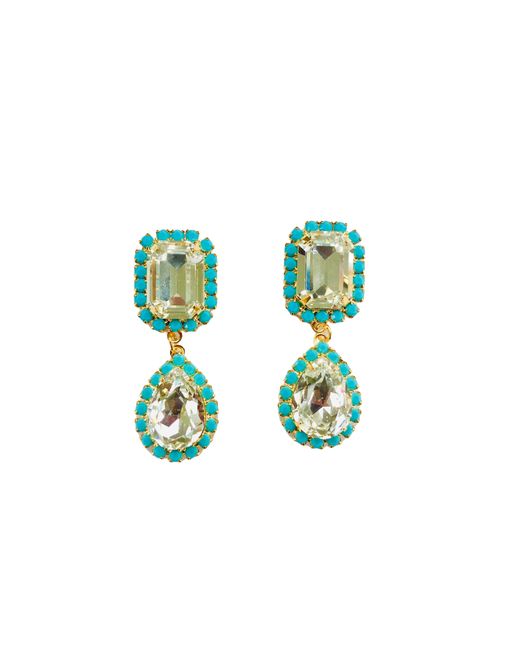 The Pink Reef Green Jewel Drop