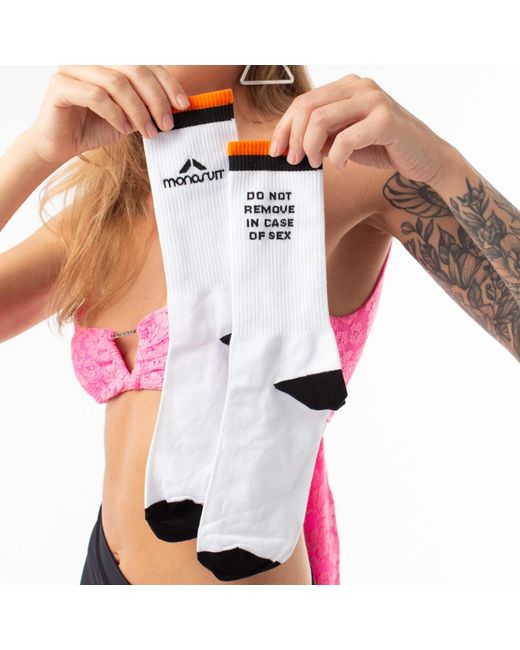 Monosuit White Sacks Socks Cotton Size 39-41