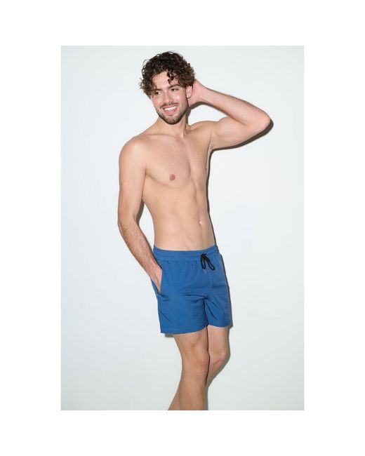 Playaluxe Blue Tulum Volley Swim Trunk Petrol for men