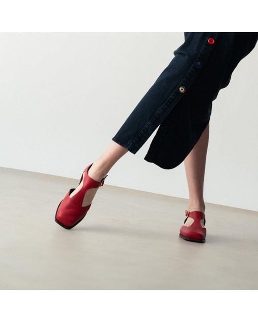 Mafalda Red Carlota Flats