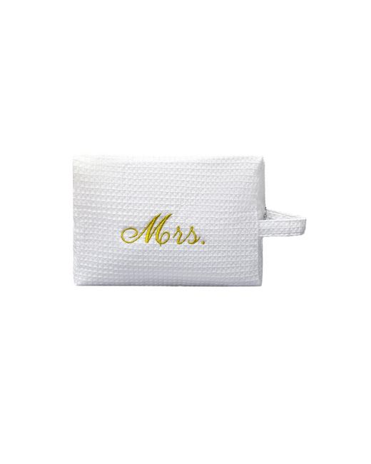 Lilly Loves White Mrs. Wedding Travel Bag