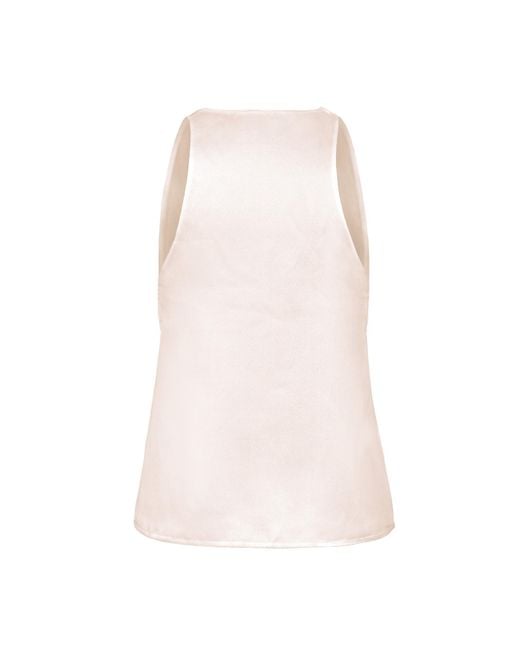 Anse Victorin White Victoria Silk Top