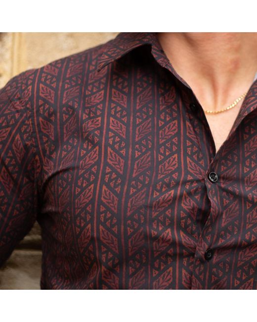 Maurice Saxe Purple Habsburg Shirt for men