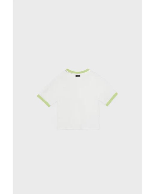 The New Orchard White Vegan T-Shirt Iced Matcha