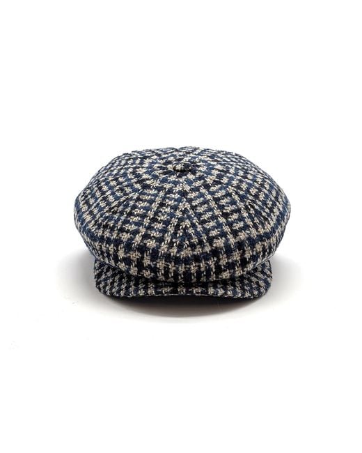 DORIA 1905 Black Irish Panel Cap for men