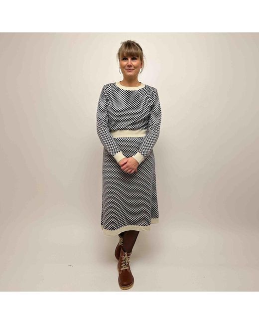 GROBUND Gray Agnes Dress