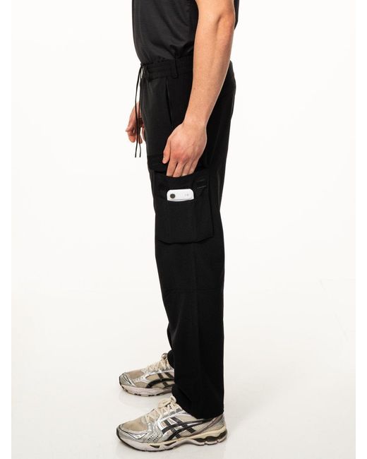 Saved Lab Black Cargo Pant for men