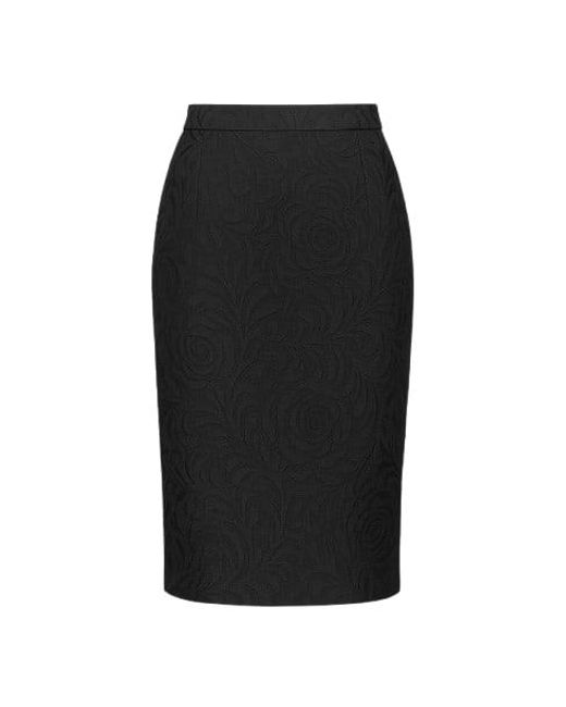 Conquista Black Pencil Skirt