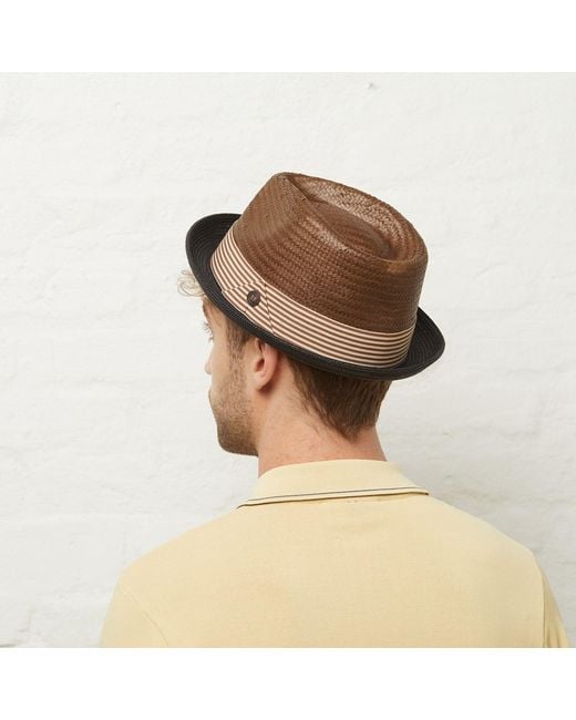 Dasmarca Hats Brown Dasmarca Otis Summer Hat For Straw Trilby Lightweight Hat for men