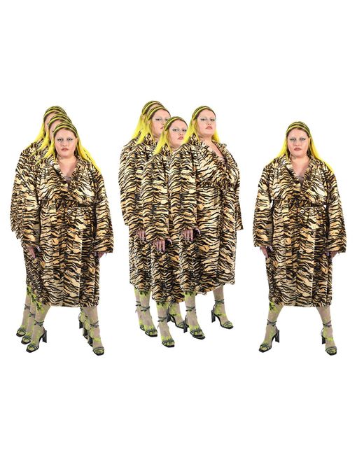 Paloma Lira Brown Tiger Coat