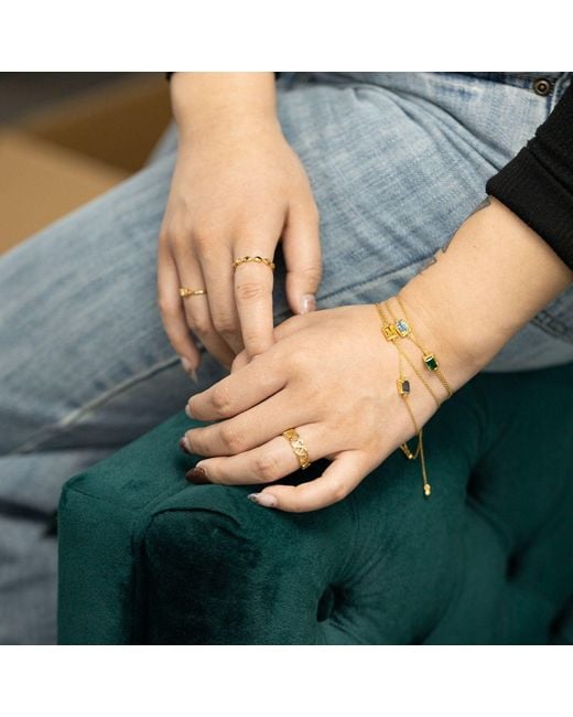 Belinda Jewelz Yellow Peridot Birthstone Bolo Bracelet