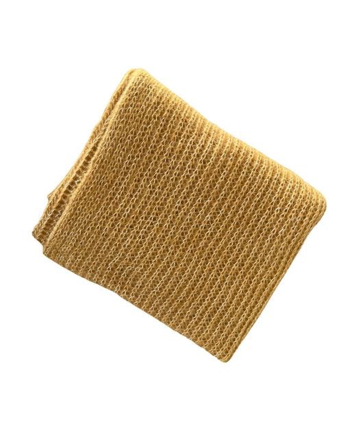 Heritagemoda Multicolor Golden Pure Alpaca Handmade Scarf