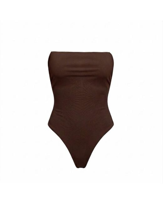 Daily Underwear Brown Swimsuit Frida Chocolate