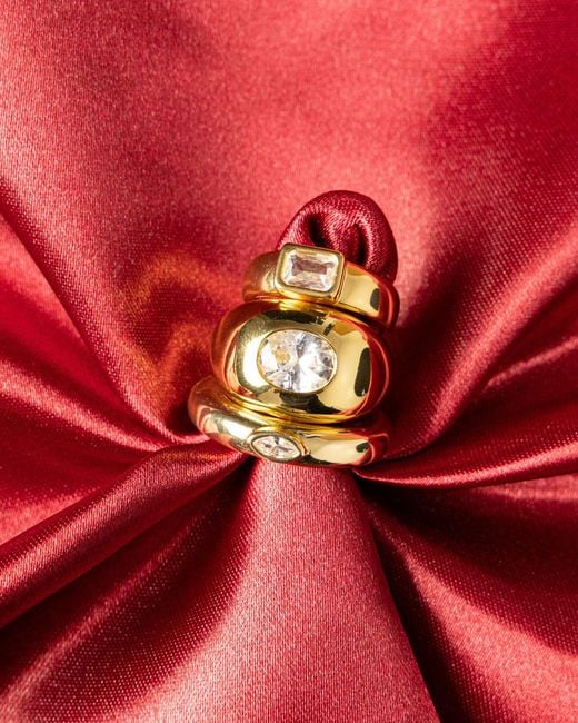 Argento Vivo Metallic Rounded Heirloom Ring