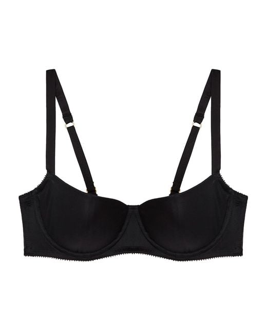 Journelle Black Iris Low Balconette Bra Noir