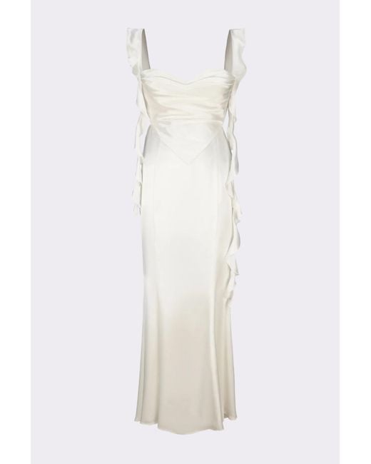 Nana Jacqueline White Caroline Dress