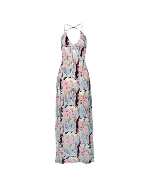Oh!Zuza White Summer Maxi Dress, Open Back, Adjustable Straps