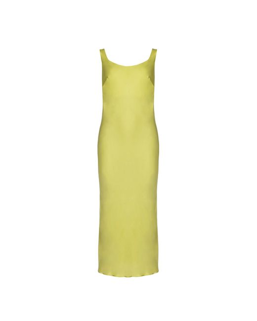 Roses Are Red Yellow Charlotte Midi Dress