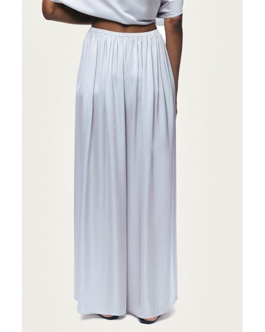 Nocturne Gray Wide-Leg Trousers
