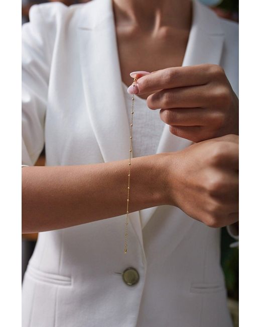 Spero London Metallic Sterling Beaded Bracelet Layering Set